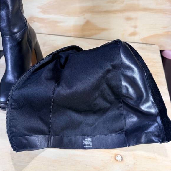 Steve Madden Sleek Black Heeled Boots - Picture 11 of 14